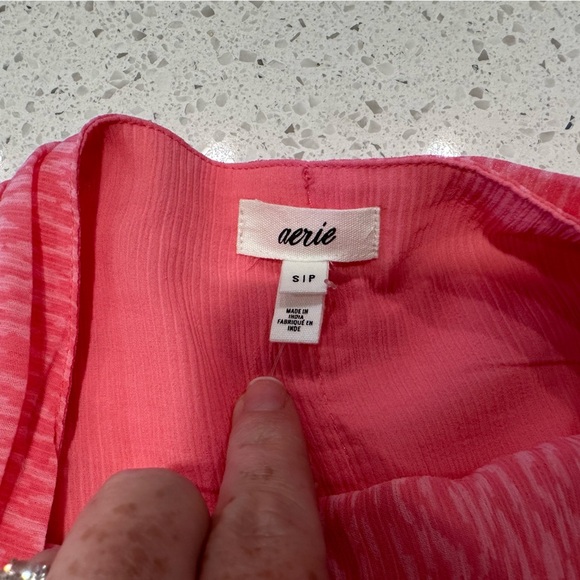 AERIE Chiffon Wrap Skirt NWT Pink Sizes XS & S - Picture 4 of 7